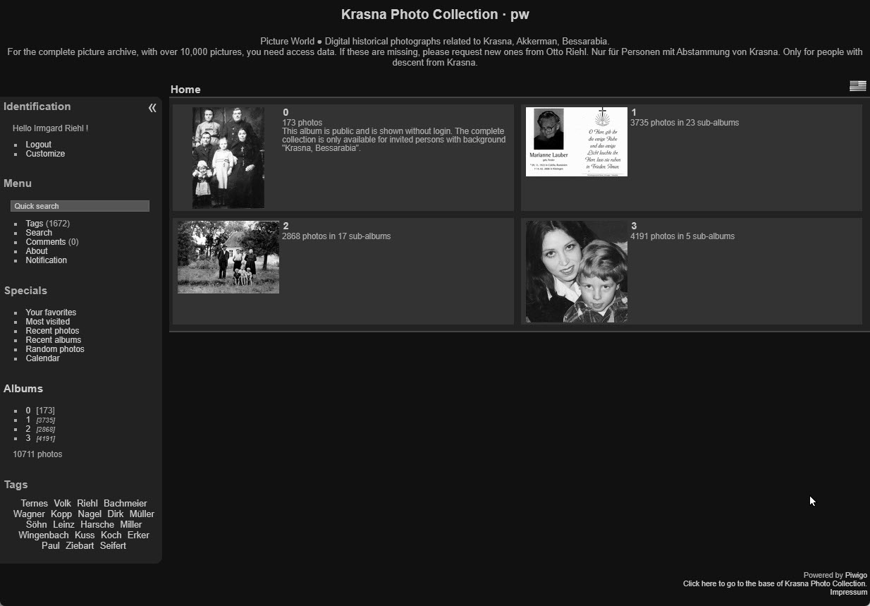 Picture archive of Krasna Photo Collection